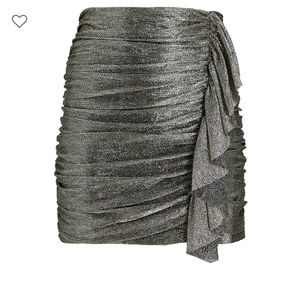 NWT Metallic Intermix mini Skirt